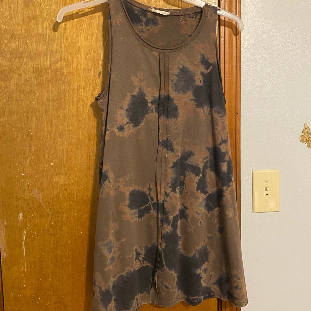 Fall tie dye dress
